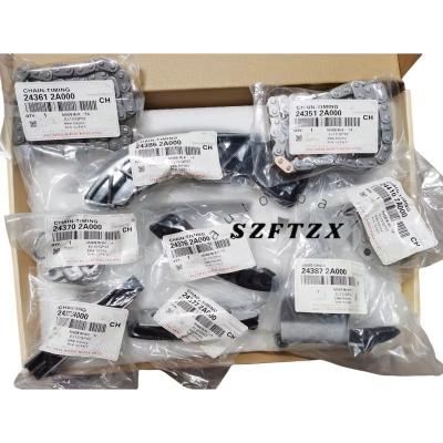 Cina Nuovo 243512A600 243612A600 Kit di catena del tempo 9PCS 24351-2A600 24361-2A600 per Kia Rio D4FA 2003-2017 in vendita