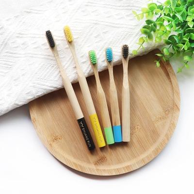 China BT-KCO Biodegradable Biodegradable Kids Gently Stiffen Nano Bamboo Toothbrush for sale