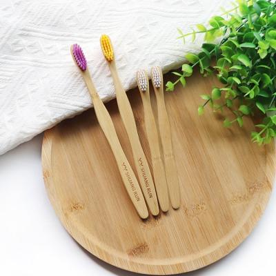 China BT-KFW Biodegradable Soft Mini Bamboo Toothbrush Eco-Friendly Kids for sale