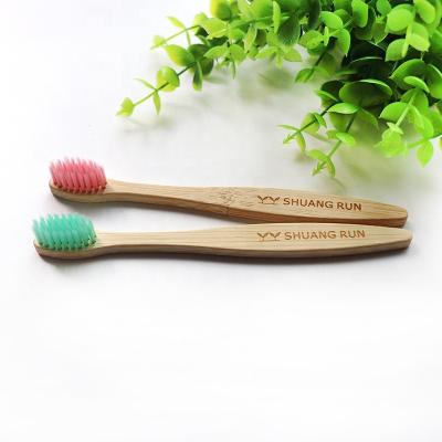 China BT-KFB Biodegradable Soft Mini Kids Bamboo Toothbrush Eco-friendly for sale