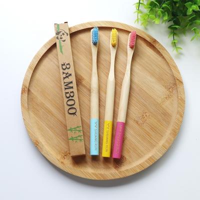 China Custom Bamboo Toothbrush Eco-friendly Biodegradable Wholesale Biodegradable from BT-CO for sale