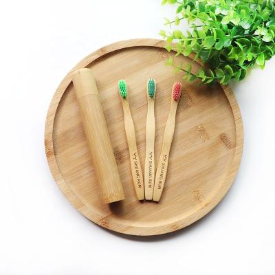 China BT-KTC ECO Mini Kids Bamboo Toothbrush Biodegradable Soft Bristle for sale