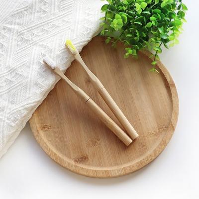 China BT-CO-S-02 Round Replaceable Bamboo Toothbrush Replaceable Bamboo Toothbrush for sale