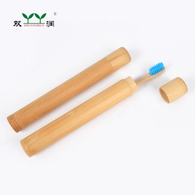 China Travel Toothbrush Packaging Bamboo Tube for sale