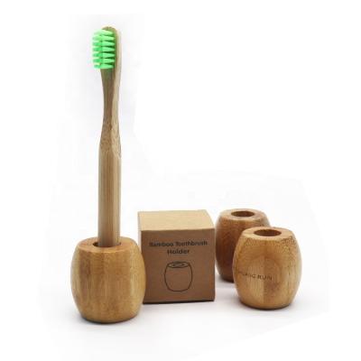 China OEM Stocked Biodegradable Eco - Friendly Bamboo Toothbrush Holder for sale