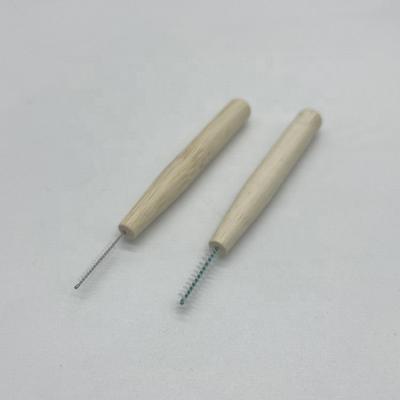 China Moso Bamboo Eco-Friendly Organic Bamboo Interdental Brush for sale