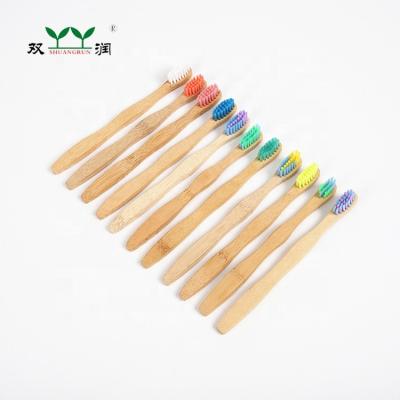 China BT-KTC Biodegradable Soft Kids Bamboo Toothbrush for sale