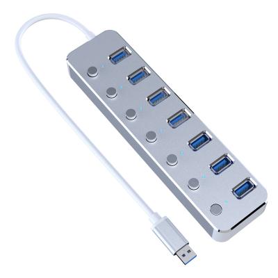 China High Quality China Mobile Devices USB Hub Super Speed ​​4 USB Left Hub Hub and USB 3.0 for PC Laptop for Notebook Office for sale