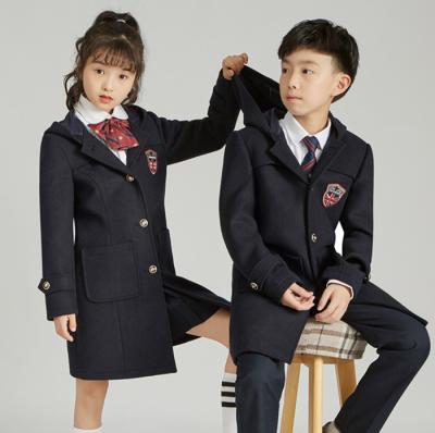 China Comfortable School Uniform Top Designs Winter Coat Jacket International School Uniform for sale