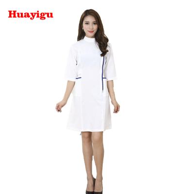 China High Quality Women Cotton Short Sleeve Ward Spa Uniform Workwear for sale