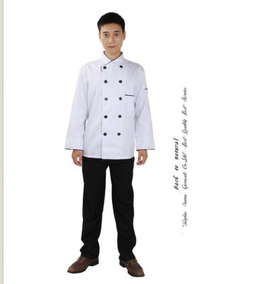 China restaurant & Bar Chef Uniform Fashion Hotel Cake Chef Uniform Coat for sale