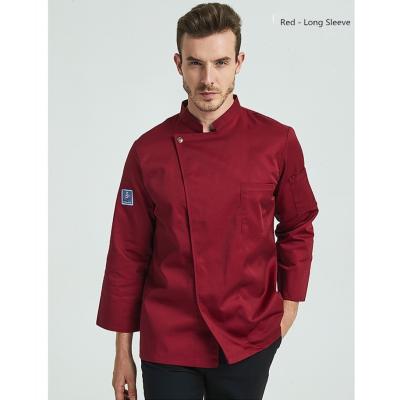 China restaurant & Bar Skin Bottom Chef - Thick Uniform Long Sleeve Hotel Restaurant Chef Uniform for sale