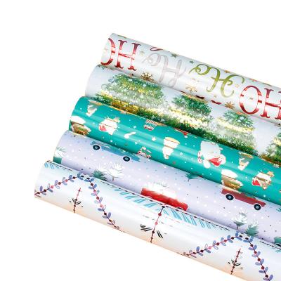 China Recyclable Christmas Wrapping Paper Wedding Gift Wrapping Paper Craft Paper for sale