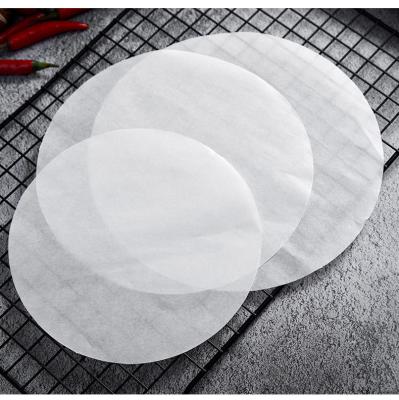 China Round Recyclable Barbecue Cupcake Food Blotter Nonstick Oil Absorbing Baking Paper for sale