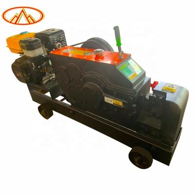 China Industrial Automatic Rebar Cutting Machine Rebar Cutter 40mm Metal Steel Bar Cutting Machine Gasoline Diesel Rebar Cutter for sale