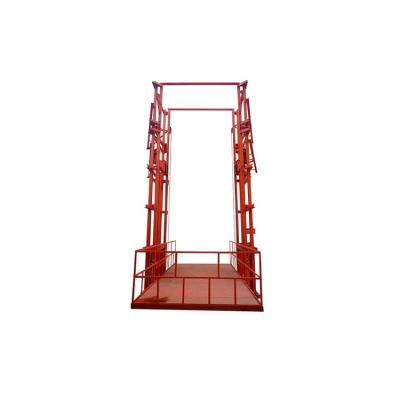 China Vertical Platform Elevator Lift For Goods Cargo Delivery Lift/Warehouse Elevator Lift/Warehouse Guide Rail Lift for sale