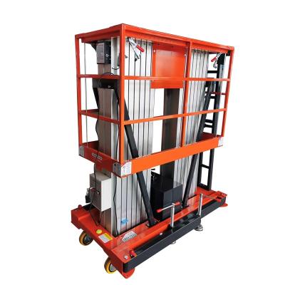 China Two Post Mobile Hydraulic Aluminum Lift Table for sale