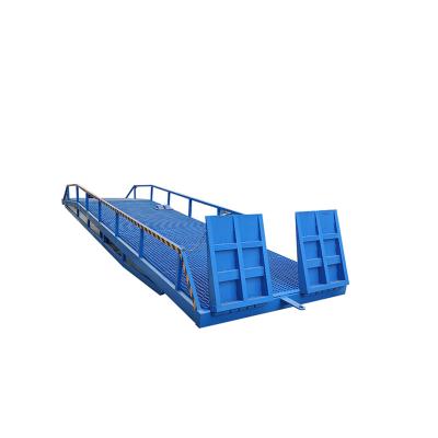 China Durable In Use Steel Ramp Mobility Ramps Hydraulic Cylinder Dock Leveler for sale