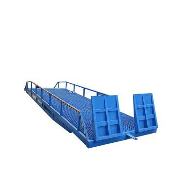 China Wholesale Factory Price Hydraulic manual control Mobile loading Dock Ramp platform movable loading dock ramp for truck for sale