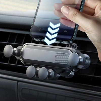 China Adjustable Auto Phone Holder Car Gravity Holder Mobile GPS Smartphone Support Mount For iPhone 14 13 12 pro 8 LG Samsung Huawei Xiaomi Redmi for sale