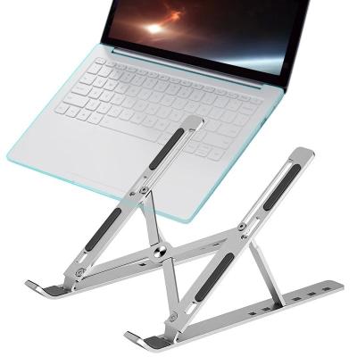 China High Quality Laptop Stand For Desktop Notebook Support Riser Aluminum Laptop Frame Folding Stand Lap Top Base For MacBook Pro Pc for sale