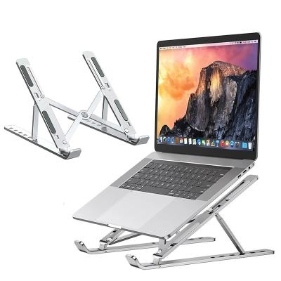 China Notebook Aluminum Foldable Aluminum Notebook Stand Holder Tablet Stand Portable Computer Aid for MacBook Air Pro ipad FO for sale