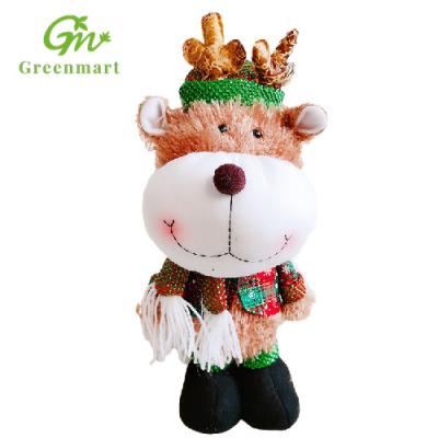 China Greenmart Cozy Christmas Elk Plush Toy Send Students Birthday Gifts Can Be Customized Christmas Elk Plush Toys for sale