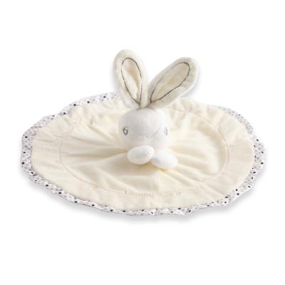 China Folded ready to ship fashion design baby comforter maker solid baby rabbit comforter for sale