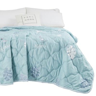 China Reversible Good Quality Microfiber Comforter Bed Set Customized Floral 100% Polyester Comforter Bed Set for sale