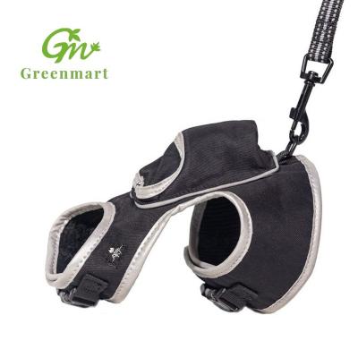 China Safety/Company Sewn 2022 Hot Selling Cat Harness Greenmart Stray Realistic Stray Cat Harness Extra Large Cat Harness Game Hook Pattern SPRAY for sale