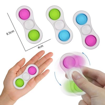 China Pop Up Spinners Push Up Bubble Spinners Push Spinners Pop Up Single Push Bubble Spinners Push Up Popsicle Spinner Toy Pop Hand Spinners Sensory Toy For Kids autism anxiety for sale