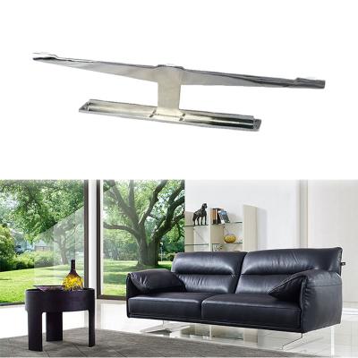 China Modern Simple Industrail Sofa Legs Metal Chrome Furniture Feet Style Luxurious Stainless Steel Couch Leg for sale