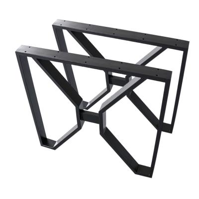 China Easy Installation Black Coated Table Legs For Coffee Table for sale