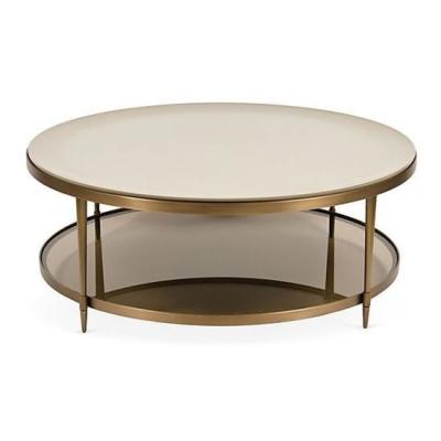 China (Other) Round Marble Stainless Steel Table Legs Gold Coffee Table Adjustable White Leg for sale