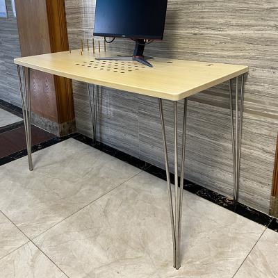 China Manufacturer High Quality Western Style Straight Hair Standing Standing Office Home Notebook Sitting Desk Extendable for sale