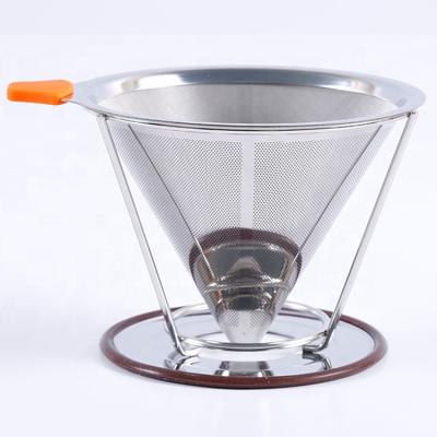 China Viable Wholesale High Quality Custom Pour Over Coffee Dripper With Different Color for sale