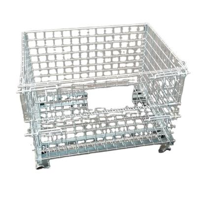 China Competitive Price Store Goods Foldable Storage Top Rank Steel Cages for sale