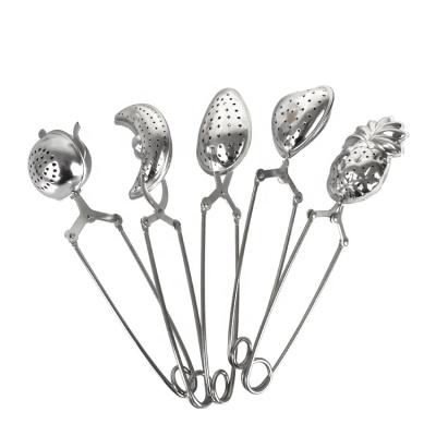 China Stainless Steel Tea Infuser Viable Heart Shaped Tea Ball Strainer For Loose Tea for sale