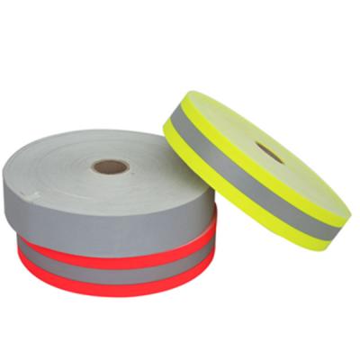 China Polyester Flame Retardant Reflective Tape / Cotton High Intensity Reflective Tape 3m for sale