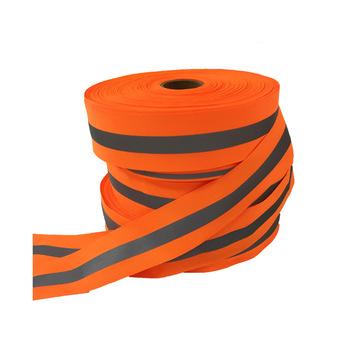 China Wholesale Custom Polyester Hi Strength Warning Reflective Tape For Sewing On Clothing for sale