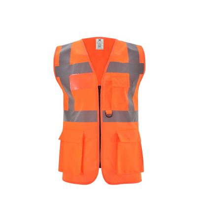 China Quality Breathable High Visibility Fabric Reflective Safety Ties Vest With Logo for sale