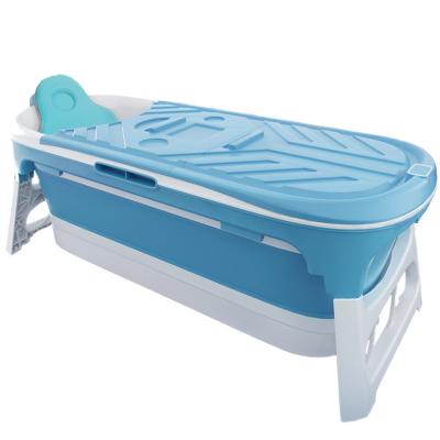 China Large Luxury Collapsible Bathtub Portable Foldable Luxury Tub Small Foldable Tub Kids Twins Handle Kids Or Toddler Bathtub Portable Adult Drain Tubing for sale