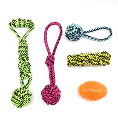 China 5 Pack Sustainable Set Indestructible Dog Chew Toys For Aggressive Boredom Chewers Pet Toys Rope To Teeth Squeaky Voice Dog Plush Toy for sale