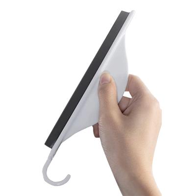 China Viable Silicone Mini Kitchen Countertop Squeegee Bathroom Shower Mirror Squeegee With Wall Hooks Or Sink Counter Tiles Cleaning Wind for sale