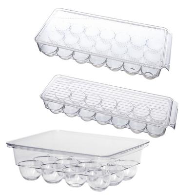 China Sustainable Plastic Kitchen Storage Containers Drawer For Fridge Organizers For Vegetable Food Drink Cans for sale