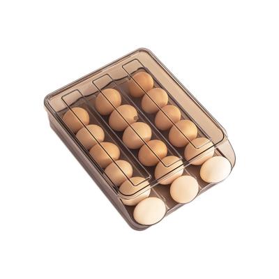 China Drawer Type For Storage Box Viable Container Egg Fridge Keeping Egg Organizer Fridge Kitchen Cool Picnic for sale