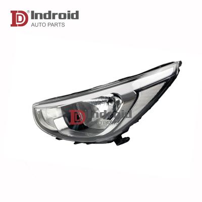 China Hot Sale Headlight White Electric For Hyundai Accent 2014 2015 2016 Halogen Head Lamp Auto Parts In Lighting System ID01-A15001 for sale