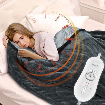 China Wholesale Anti Dust Mites Heating Over Single Control Bedable and Nap Electric Throw Electric Blanket Covered 110V 150W for Winter for sale