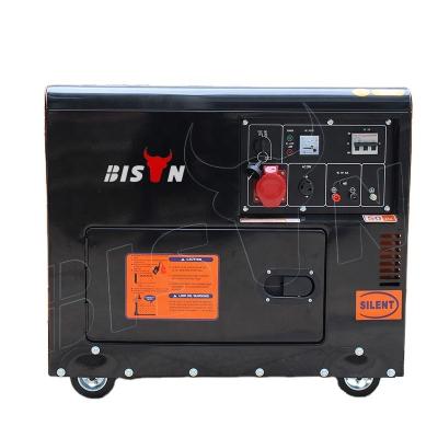 China 5500Watt Rated Output 12v/8.3A Single Alternator Generator Diesel Engine Super Silent Generator 6.5 KVA 16L for sale