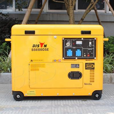 China 120 220Volt Silent Power 6.5Kw 5.5Kva Diesel Generator 65-68dB With Strong Spare Parts 16.0L for sale